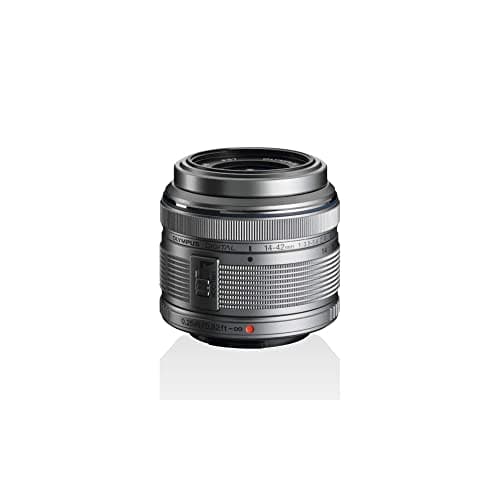 Image of Olympus M.Zuiko Digital 14-42 mm F3.5-5.6 II R Lens, Standard Zoom, Suitable for All MFT Cameras (Olympus OM-D & PEN Models, Panasonic G-Series), Silver