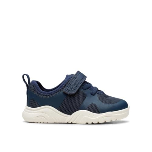Image of Clarks Feather ATH T, Unisex Kids Boots, Navy, 6.5 UK