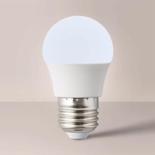 Image of MiniSun | 4W LED ES E27 Golfball Energy Saving Long Life Light Bulb | LED Bulbs, Home Décor & Improvement Essential | 2700K Warm White