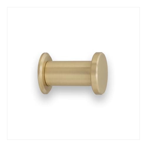 Image of EVI Herrajes Bathroom Hanger | Brass Wall Hanger | Matte Finish | For Hanging Clothes, Coats or Towels | Towel Rail with Invisible Screw | 190CBLMT