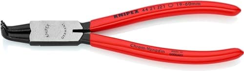 Image of KNIPEX Circlip Pliers for Internal Circlips in Bore Holes with Plastic Coating 170 mm, 44 21 J21