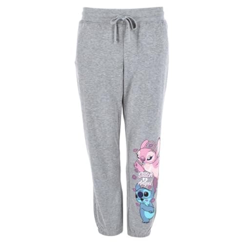 Image of Women's Stitch and Angel Kiss Jogger Sweapants, Medium, Gray
