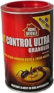 Image of Home Defence Ant Control Ultra Granules - Ant Stop Nest Killer Powder Granules 300g with a Thank You Sticker - Ready to Use - Insect Control - Outdoor Use
