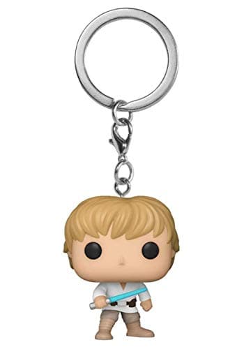 Image of Funko POP! Keychain: Star Wars - Luke Skywalker Novelty Keyring - Collectable Mini Figure - Stocking Filler - Gift Idea - Official Merchandise - Movies Fans - Backpack Decor