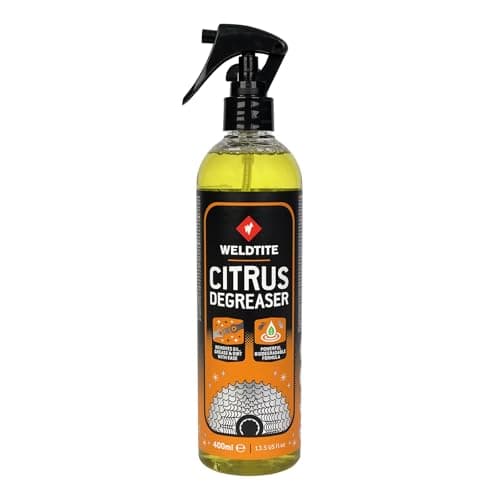 Image of WELDTITE Citrus Degreaser Spray, Powerful Cleaning & Degreasing Formula for Bike Chains & Components, 400 ml