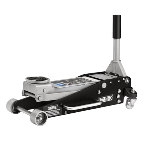 Image of Draper 13929 Aluminium and Steel Racing Trolley Jack, 2.5 Tonne