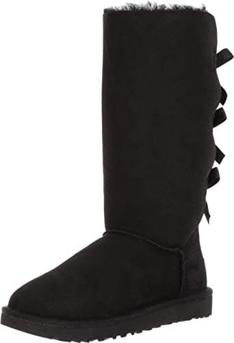 Image of UGG W Bailey Bow Tall Ii, Women's 1016434 Classic Boot, BLACK, 6 UK (39 EU)