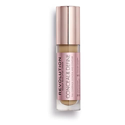 Image of Revolution Conceal & Define Concealer, Lightweight, Long-Lasting, Full Coverage Face Makeup, C10, 4g