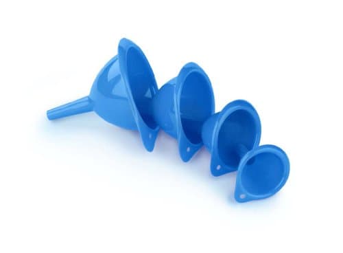 Image of Chef Aid Set of Funnels, Colours May Vary