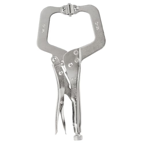 Image of C H Hanson 71120 275mm 11-inch Locking C-Clamp Swivel Pads