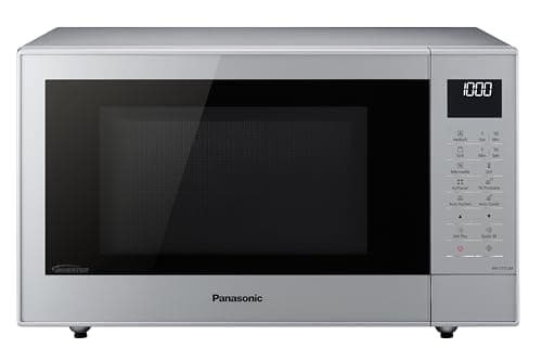 Image of Panasonic NN-CT57JMBPQ Slim Combination Microwave Oven & Grill with Turntable, 27 Litres, 1000 W Power, 29 pre-set menus, Silver
