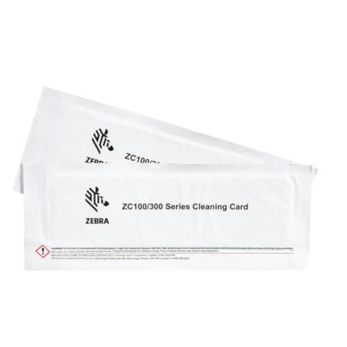 Image of Zebra Cleaning Card Kit ZC100/300,5000 Printed Cards, 105999-311 (ZC100/300,5000 Printed Cards)
