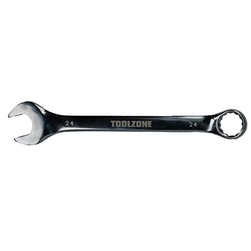 Image of AB Tools 24mm Metric Combination Combo Spanner Wrench Ring Open Ended Polished CRV