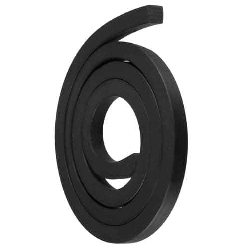Image of TOP-VIGOR Solid Rubber Seal Strip, 10mm Wide x 10mm Thick x 1m Long Weatherproof, Dustproof, Shock-Absorbing for Water, Oil, Sound and Weather Sealing