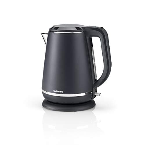 Image of Cuisinart Jug electric kettle, Fast boil, cordless kettle, 3KW, Slate Grey, Stainless Steel, Matte Finish, 1.5L Capacity, Part of coordinating kettle and toaster sets