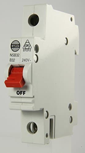 Image of WYLEX 32 AMP TYPE 2 MCB CIRCUIT BRAEKER M6 NSB 32 NSB32 240V BS 3871