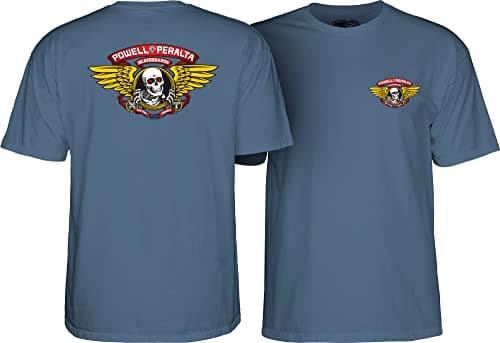 Image of Powell Peralta Winged Ripper T-Shirt, Indigo Blue, Large, Indigo Blue, Large