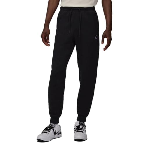 Image of Nike Men's Jordan Brooklyn Sweatpants, Black/White, L