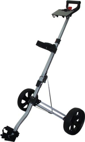Image of Longridge Micro-lite Unisex Golf Trolley, Silver/Black