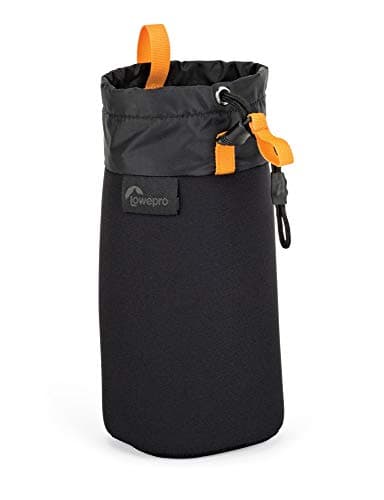 Image of Lowepro LP37182-PWW, ProTactic Bottle Pouch Modular Accessory for ProTactic 350 AW II/450 AW II Backpacks, Insulated Construction, Fits 1 L Bottle, Black, Standard