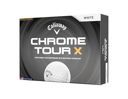 Image of Callaway Golf Chrome Tour X 2026 Golf Balls, White