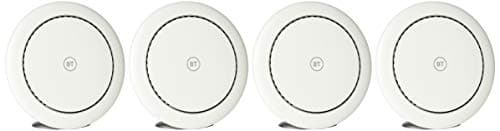 Image of BT Premium Whole Home Wi-Fi Bundle Pack of 4 Discs (Trio + 1 Additional), Mesh Network for Seamless, Speedy (AX3700) Connection in Larger Homes - App Control and 3 Year Warranty