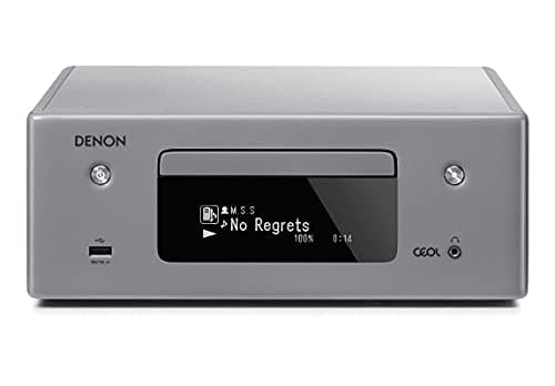 Image of Denon CEOL N-10 compact system, HiFi amplifier, CD player, Internet radio, music streaming, HEOS multiroom, Bluetooth and WLAN, AirPlay 2, Alexa compatible, 2 optical TV inputs