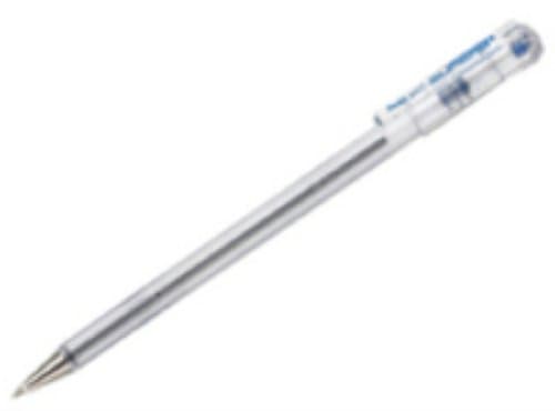 Image of Pentel Superb Ball Pen Medium 1.0mm Tip 0.5mm Line Blue Ref BK77M-C [Pack of 12]