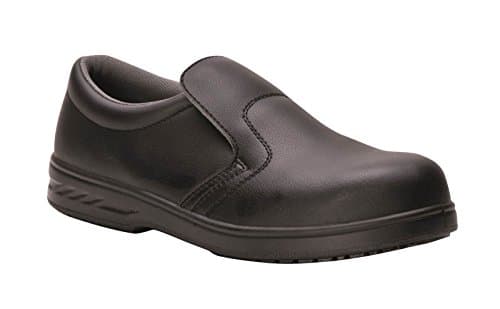 Image of Portwest FW81 Water Resistant Steelite Slip On Safety Shoe S2 Black, 41