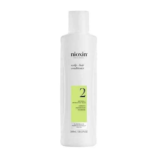 Image of Nioxin System 2 Scalp + Hair Conditioner - Hair Thickening Conditioner for Natural Hair with Progressed Thinning - with Biotin & Niacinamide (300ml)