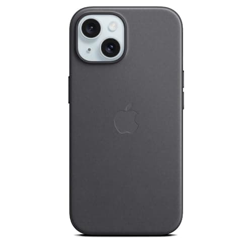 Image of Apple iPhone 15 FineWoven Case with MagSafe - Black 