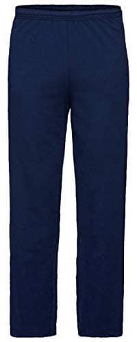 Image of Fruit of the Loom Mens Lightweight Jog Pant/Jogging Bottoms (S) (Deep Navy)