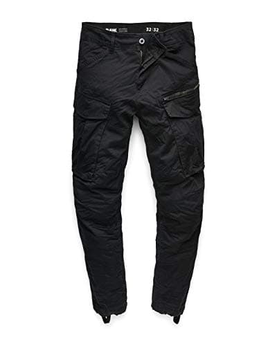 Image of G-STAR Men's Rovic Zip 3D Regular Tapered Pants, Multicolour (dk black D02190-5126-6484), 34W / 32L