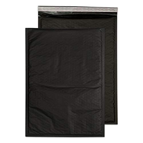 Image of Blake Purely Packaging 470 x 330 mm Envolite Peel & Seal Padded Bubble Envelopes (KBP470) Black - Pack of 50