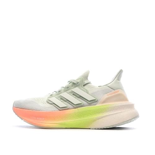 Image of adidas Cloud Ultraboost 5 Road Running Shoes Womens Linen Green/Cry 6 UK