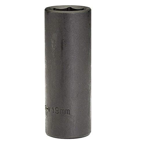 Image of Draper Expert HI-TORQ 1/2" 19mm Deep Impact Socket | 6 Point Hex Socket | Chrome Vanadium Steel Wrench Acessory | 12744