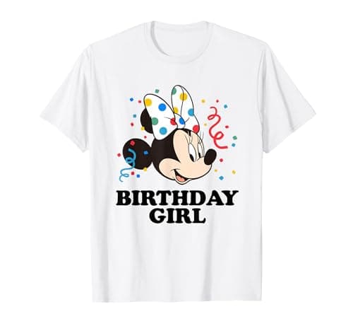 Image of Disney Minnie Mouse Birthday Girl T-Shirt T-Shirt