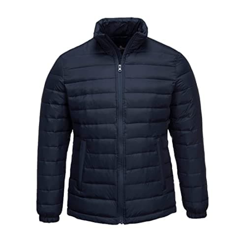 Image of Aspen Women's Lightweight Water-Resistant Insulated Baffle Jacket Thick Warm Down Coat with Thermal Lining, Adjustable Hem, Zip Pockets & Elasticated Cuffs (UK, Alpha, S, Regular, Regular, Navy)