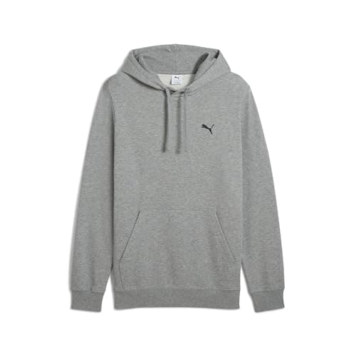 Image of PUMA Mens Essentials Hoodie Grey Size M