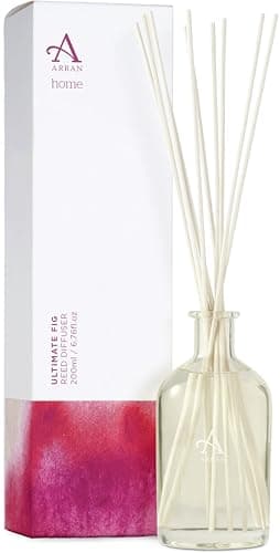 Image of Arran Sense of Scotland Ultimate Fig Reed Diffuser (200ml) Blending Sweet Cassis, Fig and Green Leaf with a Wonderful Base of Woody Cedar