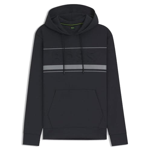 Image of BOSS Men's Soody Zone Sweatshirt, 402 Dark Blue, XXL