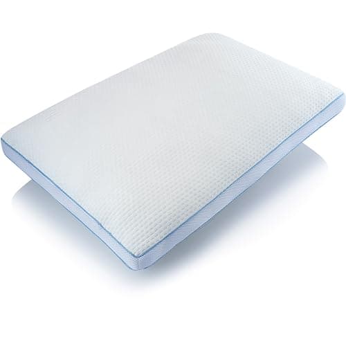 Image of Martian Made CoolBreeze Cooling Pillow, Standard 50x75 cm, Hypoallergenic, Blended Shredded Memory Foam and Microfibre Fill