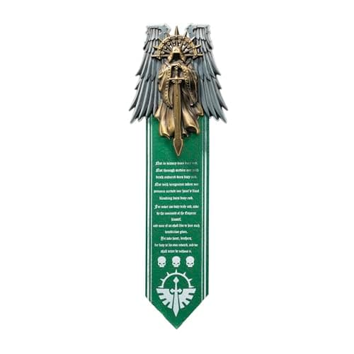 Image of Starforged Warhammer 40K Dark Angels Seal of Duty Emble of Inner Circle Brooch, Small Alloy Steel, No Gemstone