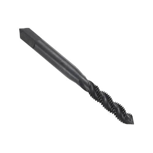 Image of sourcing map Spiral Flute Thread Taps 12-28 UNF 2B Machine Threading Tap Bit, Nitrided Coated Screw Tapping Repair Tool, M2 High-Speed Steel (HSS)