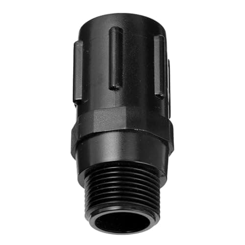 Image of Healifty Drip Irrigation Pressure Regulator with 3/4 Inch 45 Psi Valve for and, Easy to Install and Flame-Resistant Black Water Pressure Regulator Farm Irrigation System