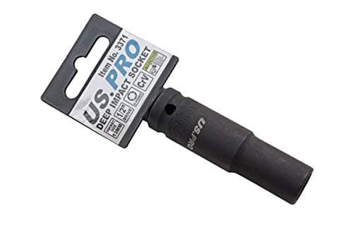 Image of US PRO Single 1/2" DR 13MM 6PT Deep Impact Socket 3371