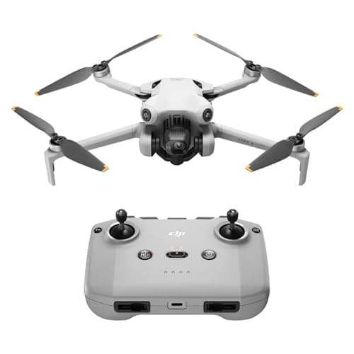 Image of DJI Mini 4 Pro (DJI RC-N2), Folding Mini-Drone with 4K HDR Video Camera for Adults, Under 0.549 lbs/249 g, 34 Mins Flight Time, 20 km Max Video Transmission Distance, Omnidirectional Vision Sensing