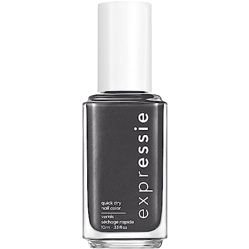 Image of Essie Expressie Quick Drying Nail Polish No. 365 What The Tech? Grey Vegan Formula 10 ml