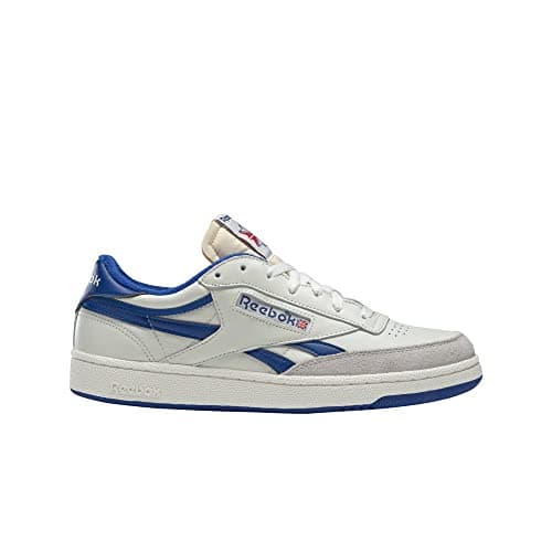 Image of Reebok Men Club C Revenge Vintage Sneaker, Chalk/Collegiate Royal/Excellent Red, 8