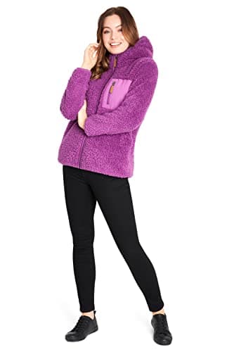 Image of CityComfort Womens Hoodie, Warm Soft Fleece Hoodies - Womens Gifts (Purple, L)